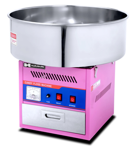 Аппарат сахарной ваты Hurakan HKN-C2 (розов) диам.чаши 520мм, 2,8кг/ч,520x520x500мм