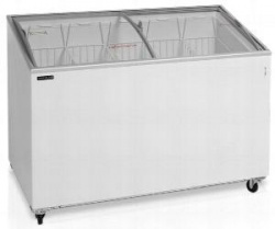 Ларь морозильный Tefcold IC400Sceb со стеклянной гнутой крышкой