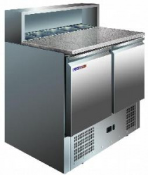Стол холодильный Cooleq PS900 гранит для пиццы на 257л (+2...+8) 2дв.