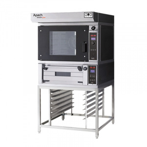 Печь конвекционная Apach K5TS DP+E218Pa с подом на подставке с направляющими электр.