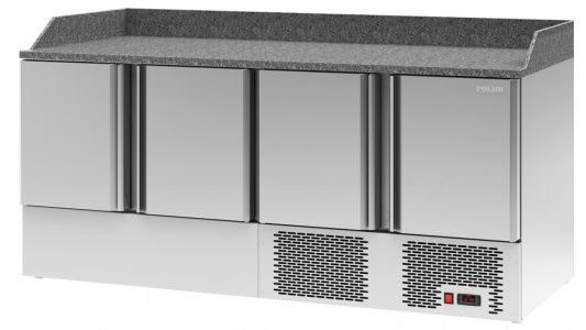 Стол для пиццы c 4 дверьми Polair TMi4pizza-G