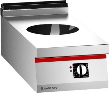 Плита индукционная WOK настольная серии ICON9000 с 1 конфоркой 30 см Angelo Po 0N0VT1W