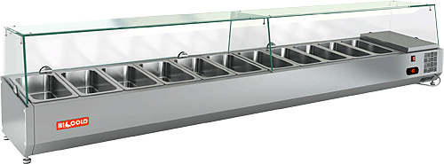 Витрина для ингридиентов Hicold VRTG2280 для стола Hicold Pz3