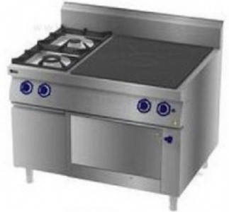 Плита 6 конфорочная Kogast Ps-T2+1/1-0 газ 900 серии 