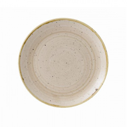 Купить тарелка мелкая 21,7см, без борта, stonecast, цвет nutmeg cream snmsevp81 – цена от завода, доставка до двери | RuOborudovanie.ru