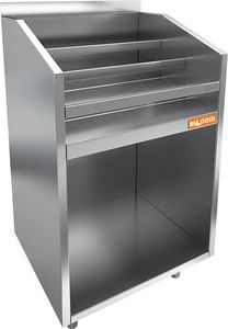 Лестница ликёрная HiCold НБмлЛВ-6/5Б с бортом 600х500х850мм