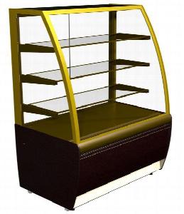 Витрина холодильная кондитерская K70 Vv 0,9-1 Standard 0102-0109 (ВХСВ-0,9Д Carboma люкс)