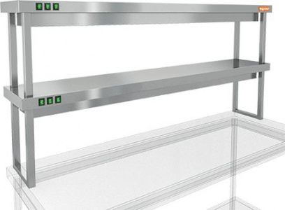 Полка тепловая Hicold TP2K-16/3 двухъярусная комбинированная