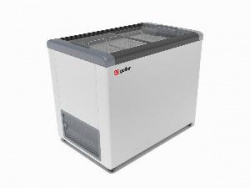 Ларь морозильный Frostor Fg 350 C серый со стеклянной крышкой