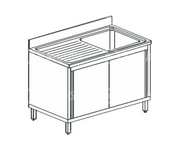 Ванна моечная Apach Chef Line Ls107-55Lwsd