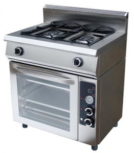 Плита газовая Grill Master Ф2ПДГ/600 с духовкой  (2 профессиональные горелки класса Heavy Duty)