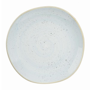 Тарелка мелкая "ВОЛНА" 26,4СМ, без борта, Stonecast, цвет Duck Egg Blue Sdesog101