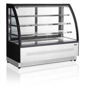 Витрина кондитерская Tefcold Lpd1500C/Black черная/нерж холодильная
