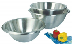 Купить миска полусферическая 4,0л d25см, без ручек, нерж.сталь bw25 – цена от завода, доставка до двери | RuOborudovanie.ru