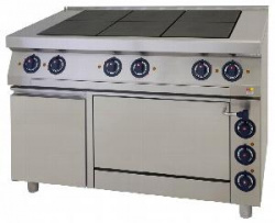 Плита 6 конфорочная 700 серии Kogast Es-T67/1-0 55834