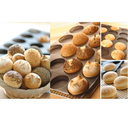 Купить противень paderno 41759-09, 60х40см, для булочек, ячейка d125мм h16мм, 11шт. – цена от завода, доставка до двери | RuOborudovanie.ru