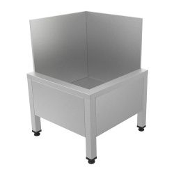 Ванна моечная Кобор ВМБ/1-60/60, 60х60х40см с 1 сварным гнездом и каркасом из нерж.стали
