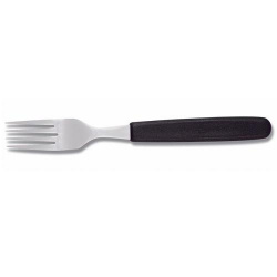 Купить вилка для стейка 19см, ручка черный пластик 64100.7213000.190 – цена от завода, доставка до двери | RuOborudovanie.ru