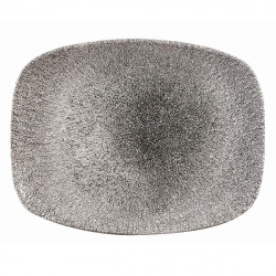 Купить блюдо прямоугольное chefs 26,1х20,2см, без борта, цвет raku quartz black, studio prints rkbqobl31 – цена от завода, доставка до двери | RuOborudovanie.ru