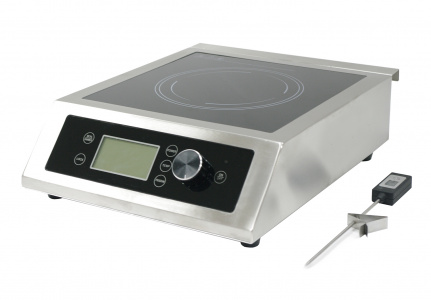 Плита индукционная Kocateq ZLIC3500NWPROBE настольная с 1 зон.нагр. и беспровод.термощупом
