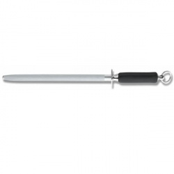 Купить мусат 25см, овальный, ручка черная 94100.9833000.250 – цена от завода, доставка до двери | RuOborudovanie.ru