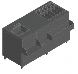 Барная станция Hicold НБМКС-15/6ПК