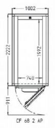 Купить камера расстоечная pavailler cf 68 2 ap 60x80 1дверь/2тележки – цена от завода, доставка до двери | RuOborudovanie.ru