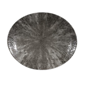 Блюдо овальное 27Х22,9СМ, без борта, цвет Stone Quartz Black, Studio Prints Stqbop581