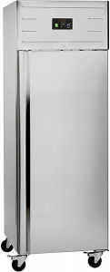 Шкаф морозильный Tefcold Guf70 нерж. на 565л с глухой дверью
